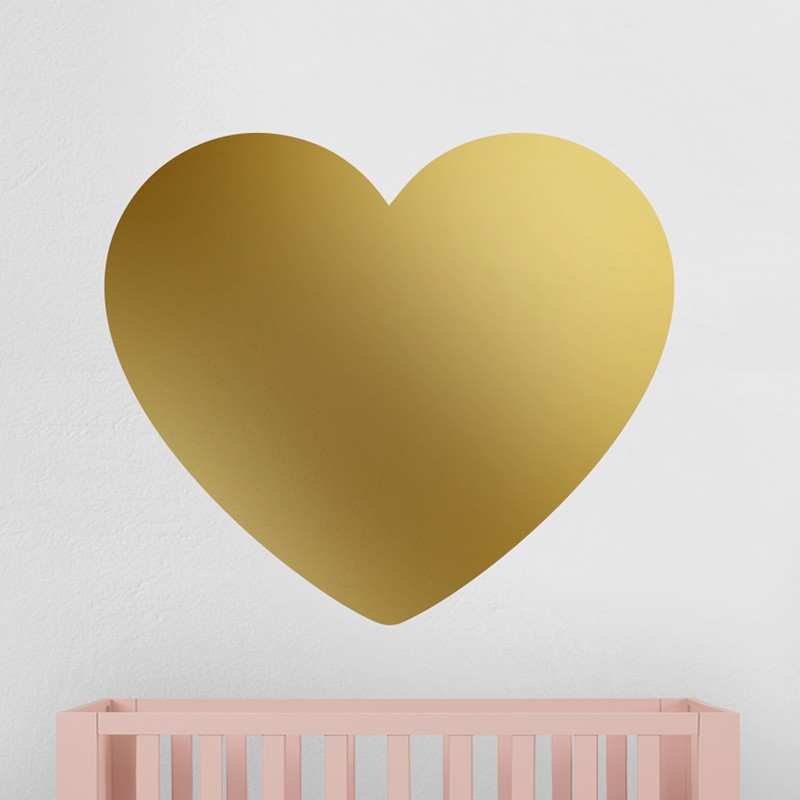 “Big heart of gold” Wall Decal