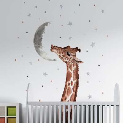 "Yummy Moon" Wall Decal