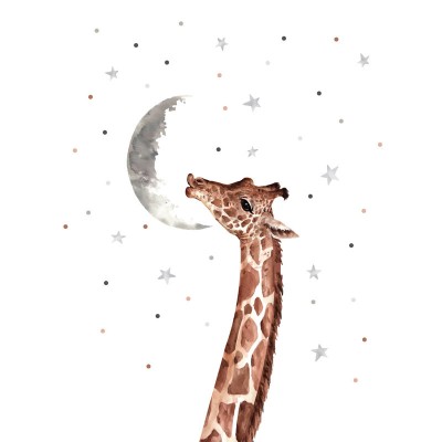 "Yummy Moon" Wall Decal 2