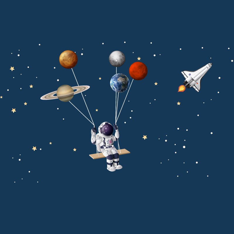 "Balancing the Universe" Wall Decal