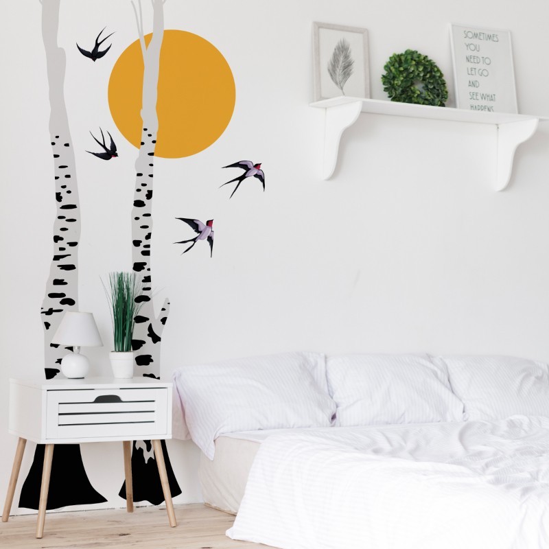 “Birch Trees” Wall Decal