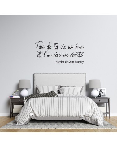 "Fais de ta vie" Wall Decal