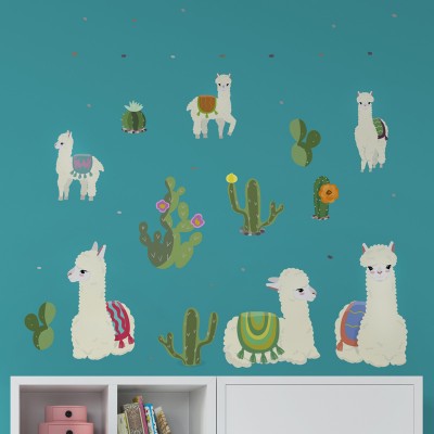 "No Drama Llama" Wall Decal