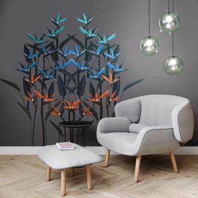 "Birds of Paradise" Wall Decal
