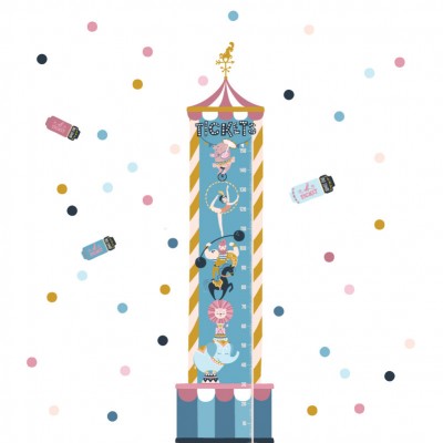 "Circus Growth Ruler" Wall... 2