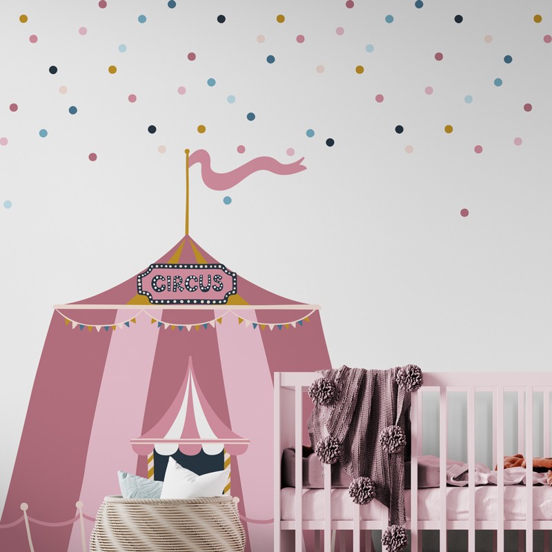 "Circus Tent" Wall Decal
