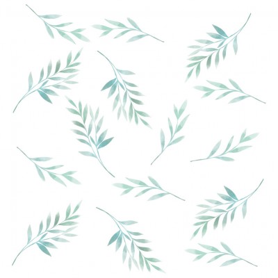 "Nature's Leaves" Wall Decal 2