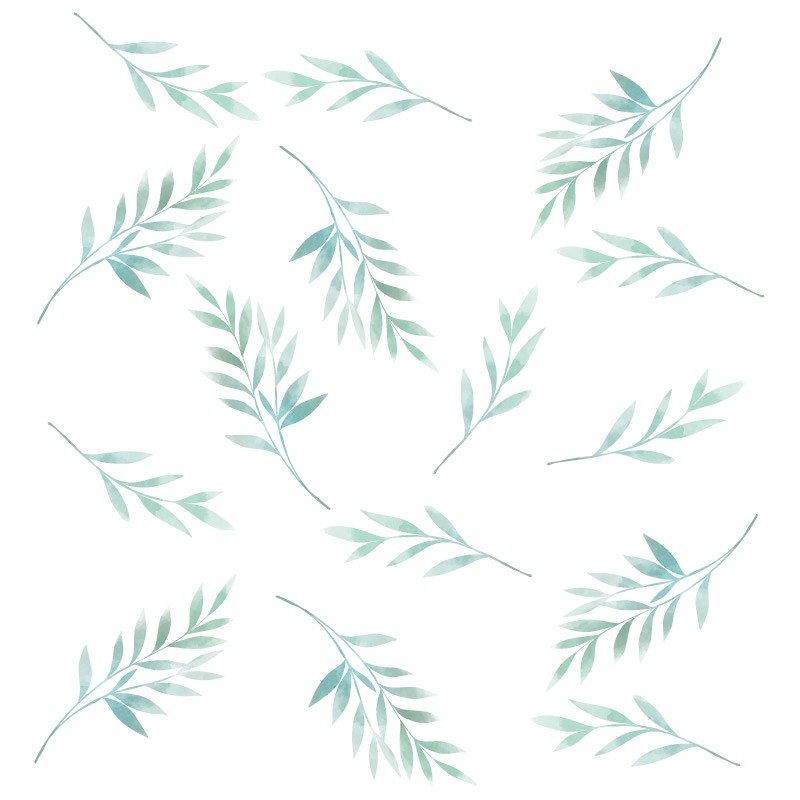 "Nature's Leaves" Wall Decal
