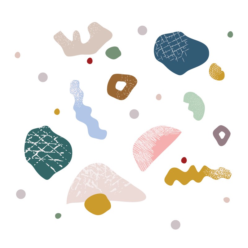 "Memphis Twist" Wall Decal