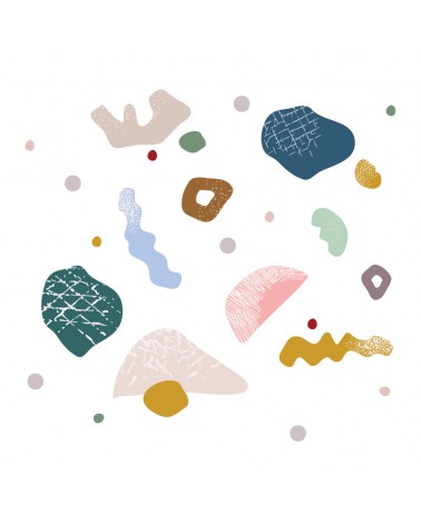 "Memphis Twist" Wall Decal