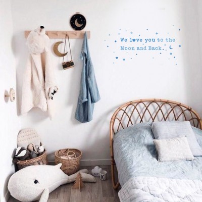 "To the moon and back" Wall...
