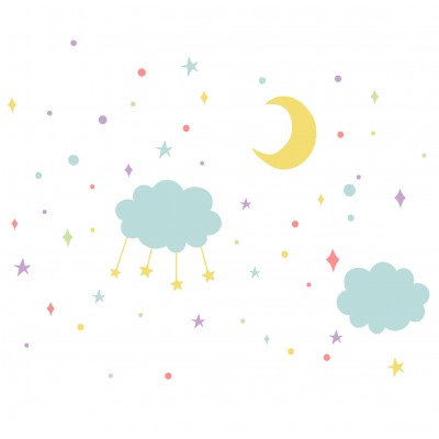 “Calm Night” Wall Decal 2