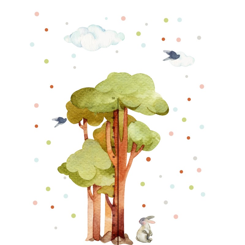 "Watercolor Storybook Growth Ruler"... "Watercolor Storybook Growth Ruler"...