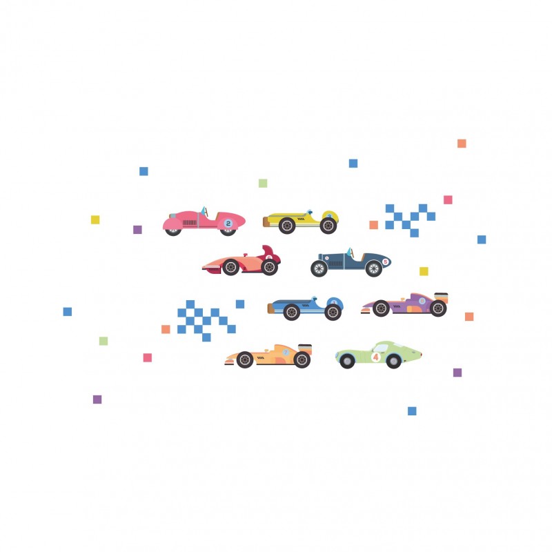 “Car Race” Wall Decal