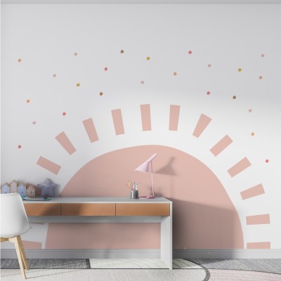 "Mega Sun" Wall Decal
