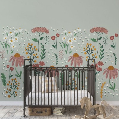 “Field of Flowers" Wall Decal