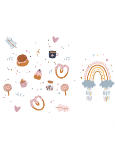 “Cinnamon Roll and Rainbow"... 2
