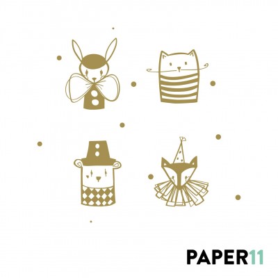 “Circus Animals” Wall Decal 2
