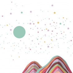"Dream Mountains" Wall Decal 2