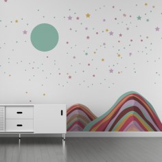 "Dream Mountains" Wall Decal