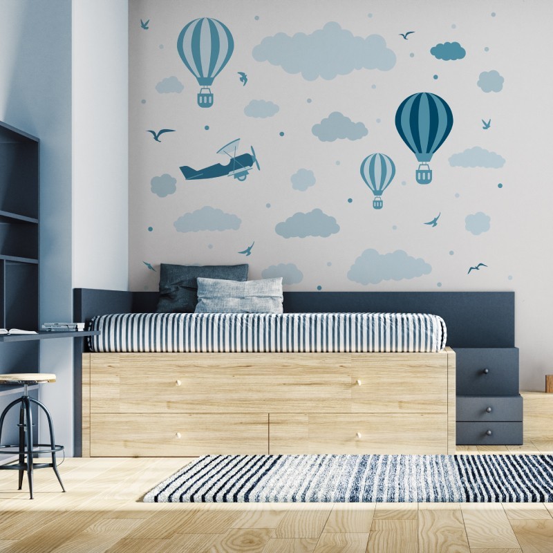 “Clouds in the Sky” Wall Decal