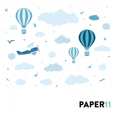 “Clouds in the Sky” Wall Decal 2