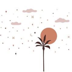 "Desert Sun" Wall Decal
