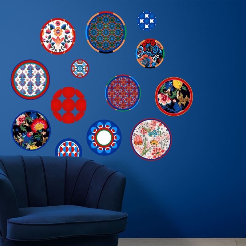 "Paper Plates" Wall Decal