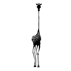 "Abstract Giraffe" Wall Decal 2