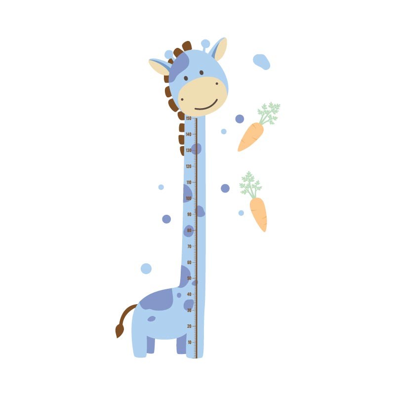 “Giraffe" Growth Ruler Wall Decal