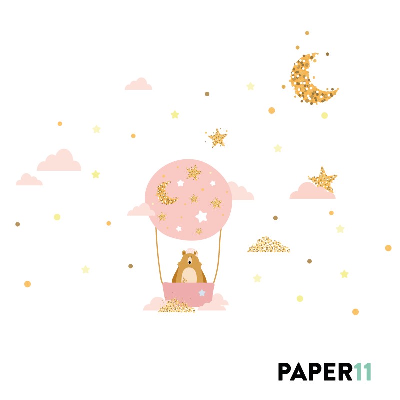“Teddy Dreams” Wall Decal “Teddy Dreams” Wall Decal