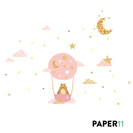 “Teddy Dreams” Wall Decal