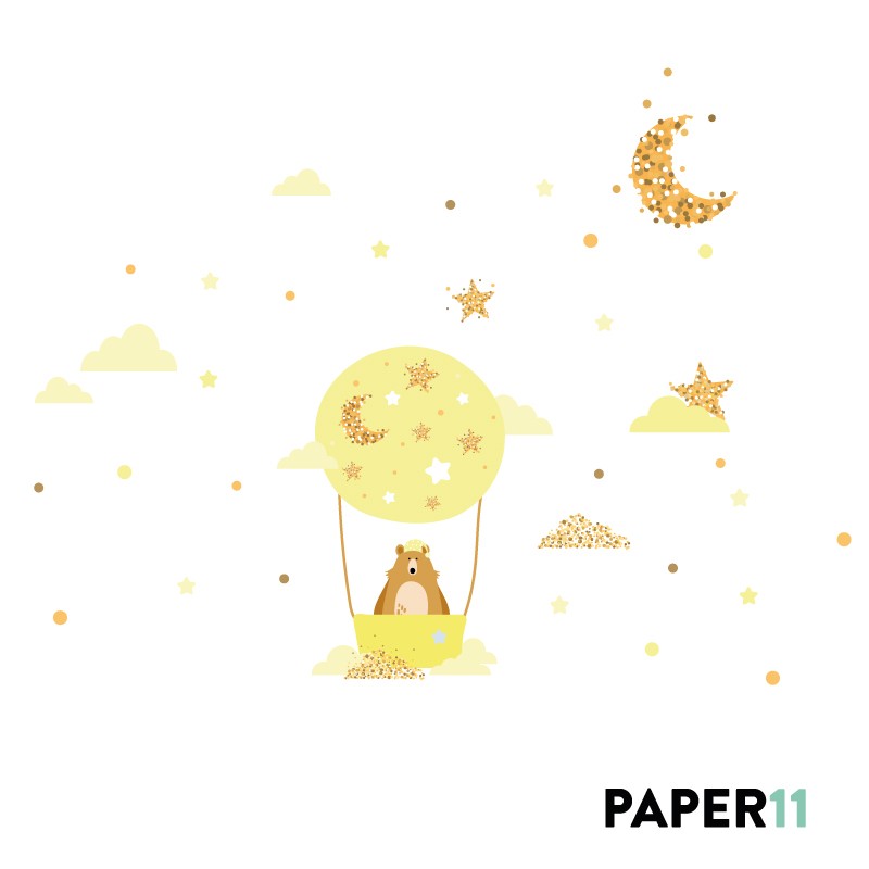 “Teddy Dreams” Wall Decal “Teddy Dreams” Wall Decal