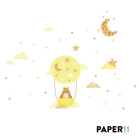 “Teddy Dreams” Wall Decal