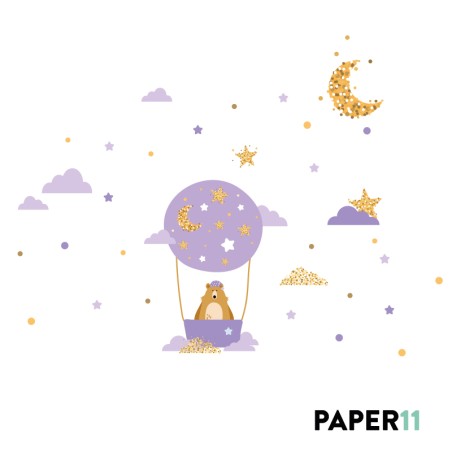 “Teddy Dreams” Wall Decal