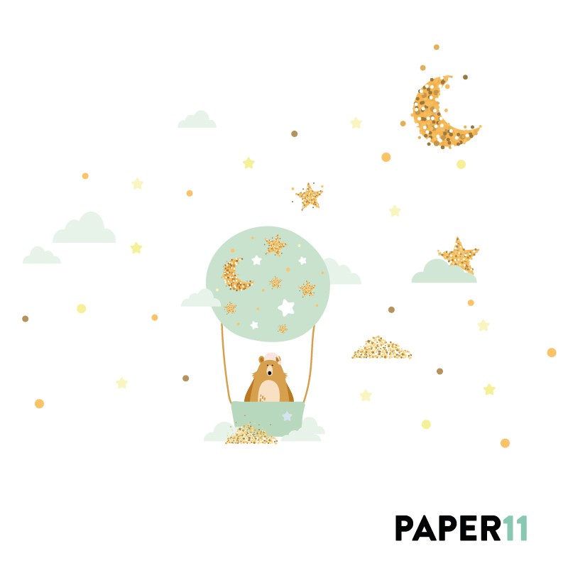 “Teddy Dreams” Wall Decal “Teddy Dreams” Wall Decal