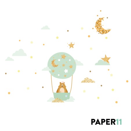“Teddy Dreams” Wall Decal