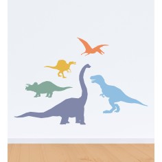 "Cute Dino's Family" Wall...