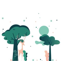 "Magic Forest" Wall Decal 2