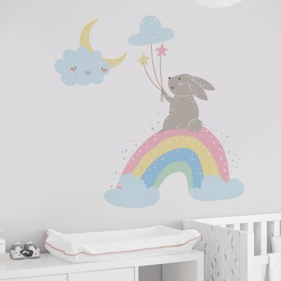“Dreamy Bunny” Wall Decal