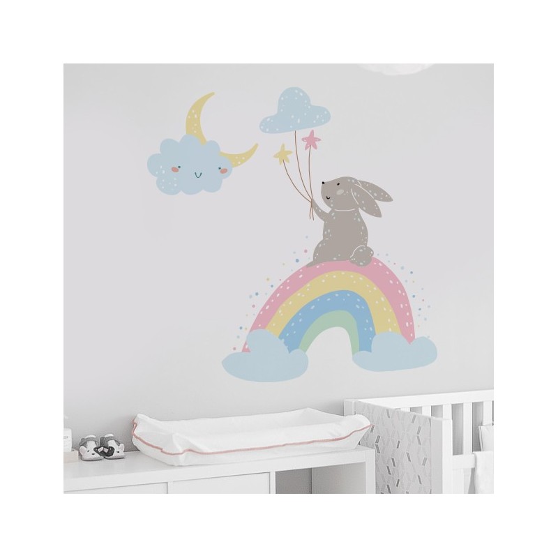 “Dreamy Bunny” Wall Decal