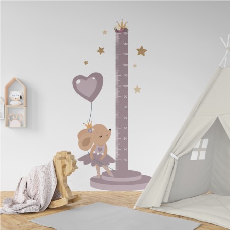 "Ballerina" Growth Ruler Wall Decal