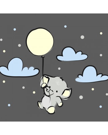 “Elephant Balloon” Wall Decal