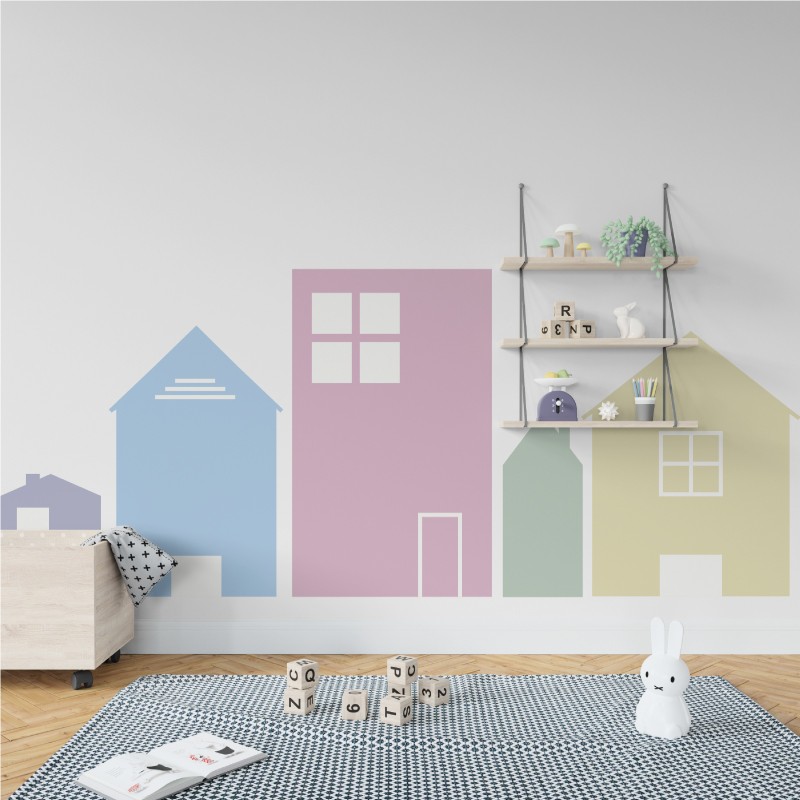 "Dream Town" Wall Decal