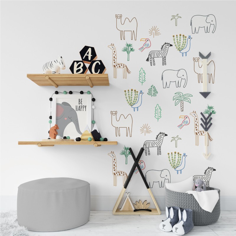 "In the Wild" Wall Decal
