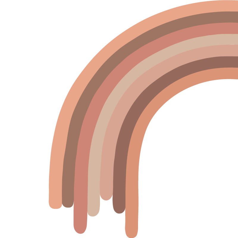 "Rainbow Drops" Wall Decal