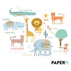 "Know your jungle” Wall Decal 2