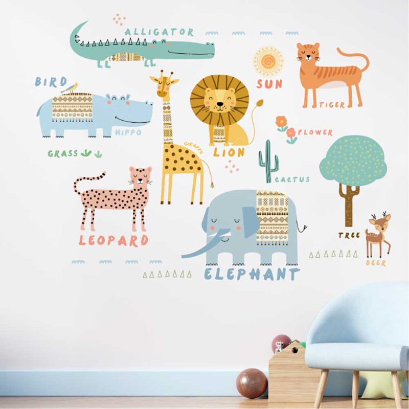 "Know your jungle” Wall Decal