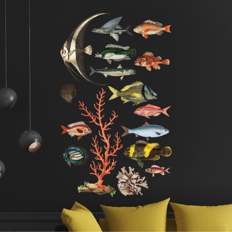"Fish Tank” Wall Decal "Fish Tank” Wall Decal