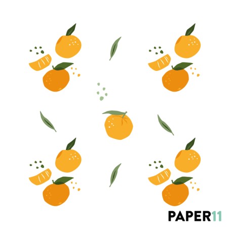 "Tutti Frutti - Clementine" Wall Decal